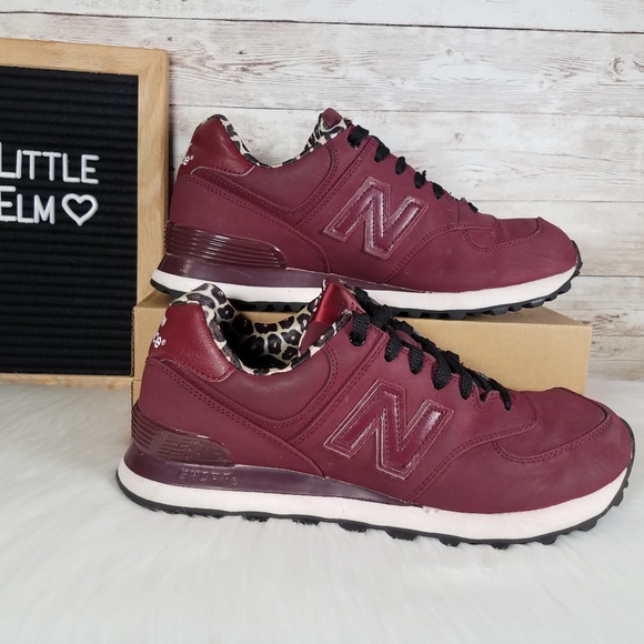 new balance 574 leopard print